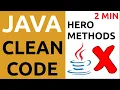 Java Clean Code Tutorial - Hero God Methods