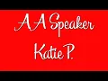 Hilarious AA Circuit Speaker Katie P - Step 3 An Extreme Example of Self-Will Run Riot