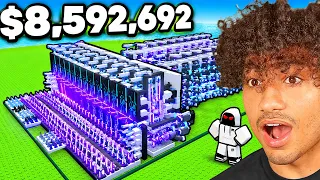 Spending $8,592,692 To Build The SAFEST BASE In Roblox!!