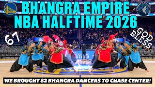 bhangra empire nba halftime show warriors vs timberwolves 2026
