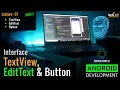 Lecture 07 - Part 1 EditText TextView Button Android Development AbuBakar TechiLoft Urdu
