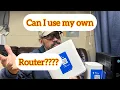 How to connect your own router to att and will it work