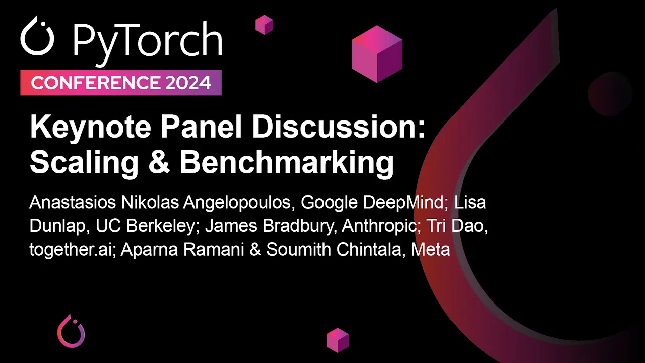Image from Keynote Panel Discussion: Scaling & Benchmarking