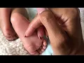 ASMR Real Baby Body Massage Tickle Hair Play soft whispers soft spoken