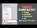 Lagu Hoe verwijder je een contactpersoon op een iPhone 17/Pro/Max/AIR?