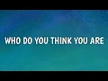 Download Lagu Kiana Ledé \u0026 Cautious Clay - Who Do YouThink You Are (Lyrics) (From The School for Good and Evil)