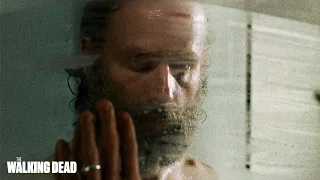 Rick Shaves His Beard - The Walking Dead