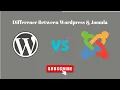 Differences Between Wordpress Joomla