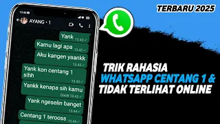 Cara Membuat Whatsapp Centang 1 Dan Tidak Terlihat Online | Trik Whatsapp