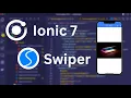 How to implement Swiper with Ionic 7 ion-slides removed