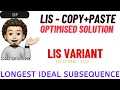 Longest Ideal Subsequence LIS Variant Bottom Up Optimal Leetcode 2370 codestorywithMIK