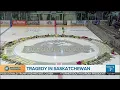 Emotional vigil in Humboldt Saskatchewan Sunday night
