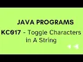 KC017 - Java Program