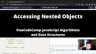 Accessing Nested Objects Basic JavaScript freeCodeCamp tutorial