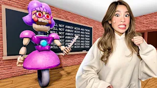 KAT ESCAPES MISS ANI-TRON S DETENTION IN ROBLOX OBBY