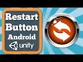 Unity Tutorial How To Make Restart Button To Reload The Scene In Jetpack Clone Android Game