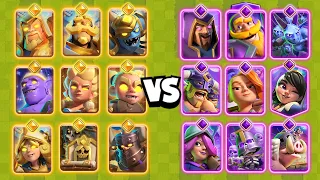 HEROES vs CARTAS EVOLUCIONADAS | CUAL ES MEJOR CALIDAD? | CLASH ROYALE