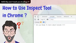 How to use Inspect Tool in Chrome in Hindi Savage Arush