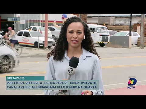 Prefeitura recorre à justiça para retomar limpeza de canal artificial embargada em Florianópolis