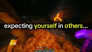 i hate expecting myself in others