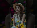 Download Lagu [4K] Real AI Lookbook Model – Stylish White Woman in Maxi Dress in Garden