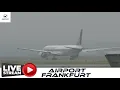 Download Lagu ✈️ Frankfurt Airport Live – Sunday Morning Fog: Takeoffs Runway 18 (West \u0026 Center) | 28.09.2025