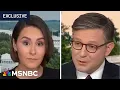 EXCLUSIVE Ali Vitali interviews Speaker Johnson on government shutdown