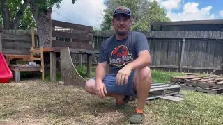 Garbage To Gold - Garbage Pallets to Gold Mini Half Pipe Part 2
