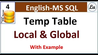 Temporary Table in Sql Sql Temporary Table