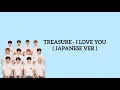 Download Lagu TREASURE (트레저) - I LOVE YOU (Japanese Ver.) [ Easy Lyrics ]