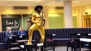 black epic sax guy