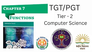 7 Functions in Python EMRS KVS NVS Tier-2 EXAM NCERT One-Shot