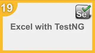 Selenium Framework for Beginners 19 Selenium TestNG How to get data from Excel using DataProvider