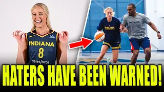 Sophie Cunningham DESTROYS Caitlin Clark Haters On Day One With Indiana Fever!
