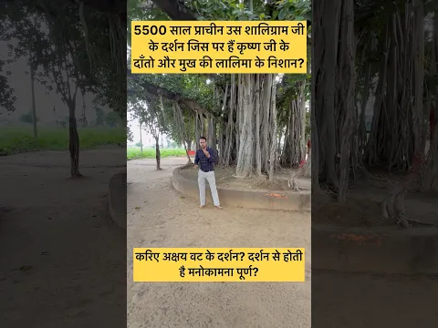 ऐसे शालिग्राम जिस पर हैं कृष्ण जी के दाँत और मुख की लालिमा के निशान? #sanatandharma #krishna