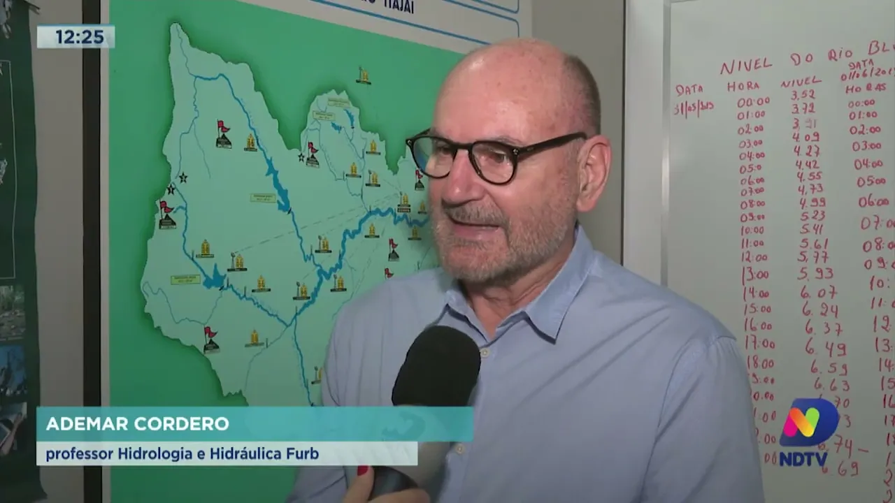 Barragem Norte: estrutura de José Boiteux impacta em pelo menos 1,5m na enchente em Blumenau