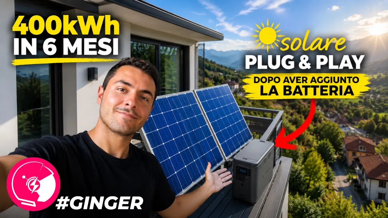Fotovoltaico da balcone con accumulo: più energia, ma rientro più lento