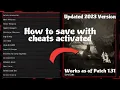 Red Dead Redemption 2 How to save game with cheats activated Updated 2023 Version