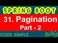 31 Spring Boot Pagination - Part 2 Spring Boot Expert Tutorial Code Simple