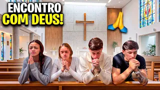 NOSSO PRIMEIRO ENCONTRO COM DEUS JUNTO COM OS NAMORADOS! 