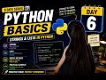Python Day 6 Lists Tuples SetsDictionary Explained