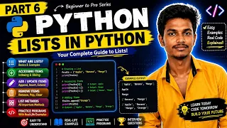 Learn Python Lists Part 6 Append Insert Remove List Methods