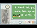 Linux Training 8 - head tail more pg less cp