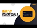 What is Named Tuple Complete Functional Programming Course in Python Tutorial 7