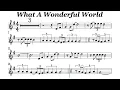 Download Lagu What a wonderful world-Bb sax