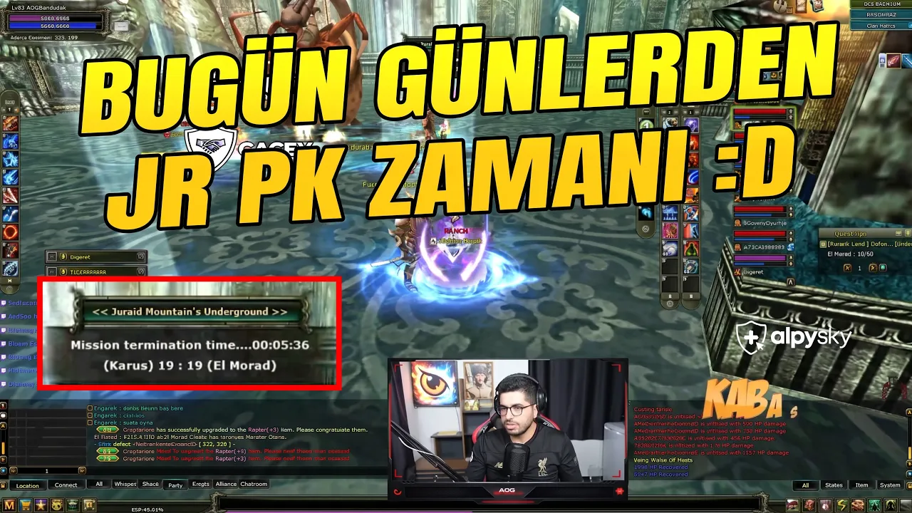 AOGofficial - (Pandora) Skorlar Son 5 Dakika Eşitleniyor, Hangi Takım Kazanıyor ? :D ! Knight Online