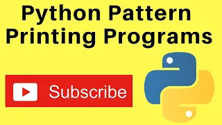 Python Summer Internship Python Pattern Printing Programs Tutorial Craw Cyber Security