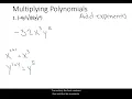 Applied Algebra 3 1 Multiplying Polynomials FOIL Method