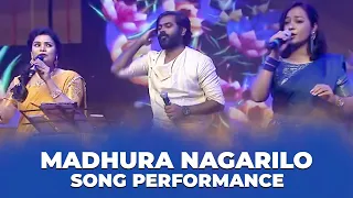 madhura nagarilo song performance pellisandad pre release event shreyas media