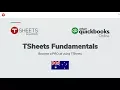 T Sheets and QuickBooks - Fundamentals AUS
